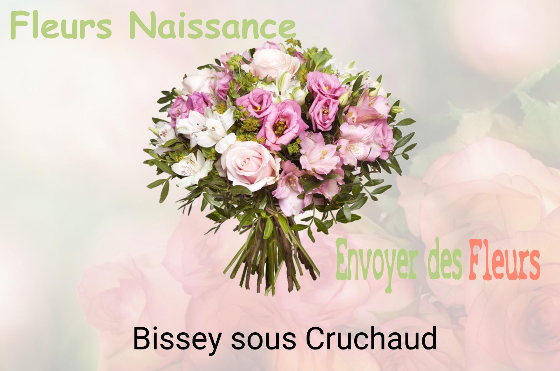 Bouquet de fleurs de naissance livré à Bissey-sous-Cruchaud